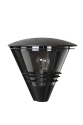 Livia Modern Wall Light Outdoor - 1xE27 - IP44 - Black - thumbnail 3
