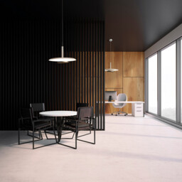 Tina 56cm Pendant, 24W LED, 3000K, 1060lm, White/Black, 3yrs Warranty - thumbnail 5