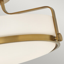 Griffin 4 Light Semi Flush Ceiling Light Polished Chrome, E27 - thumbnail 3