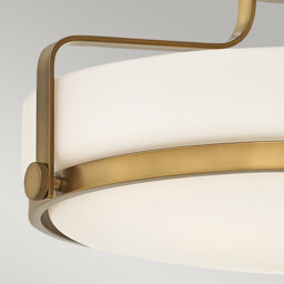 Griffin 4 Light Semi Flush Ceiling Light Polished Chrome, E27 - thumbnail 5