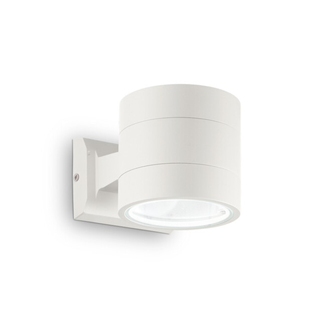 Snif Round 1 Light Outdoor Up Down Wall Light White, Putty IP54, G9