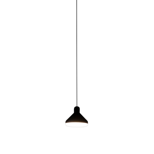 Antaras 1 Light Pendant, 8W LED, 3000K, 590lm, Black, 3yrs Warranty - image 1