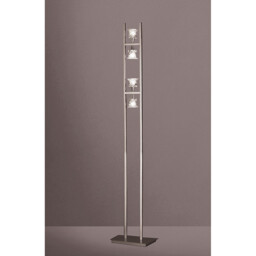 Salomon Floor Lamp 4 Light G9, Satin Nickel, NOT LED/CFL Compatible - thumbnail 2