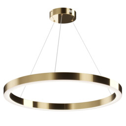 Maytoni Saturno Modern Integrated LED Pendant Ceiling Light Brass, 4200lm, 4000K - thumbnail 3