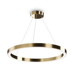 Maytoni Saturno Modern Integrated LED Pendant Ceiling Light Brass, 4200lm, 4000K - thumbnail 5