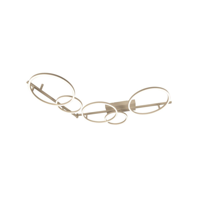Lucide NICOLA - Flush ceiling light - LED - CCT - 1x37W 2700K/4000K - Taupe - Essential - image 1