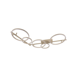Lucide NICOLA - Flush ceiling light - LED - CCT - 1x37W 2700K/4000K - Taupe - Essential - thumbnail 2
