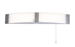 Lyons Bathroom Wall Lamp c, w Shaver Socket & Pull Switch, 1 x 10W LED, 4000K, 900lm, IP44, Polished Chrome, 3yrs Warranty - thumbnail 1
