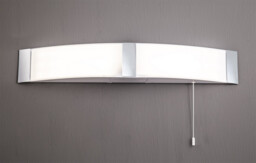 Lyons Bathroom Wall Lamp c, w Shaver Socket & Pull Switch, 1 x 10W LED, 4000K, 900lm, IP44, Polished Chrome, 3yrs Warranty - thumbnail 3