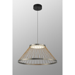 Spider 60cm Pendant, 43W LED, 3000K, 2800lm, Matt Brushed Grey/Brown, 3yrs Warranty - thumbnail 2
