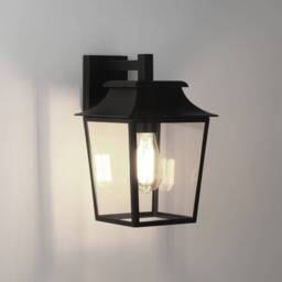 Richmond Outdoor Wall Lantern Textured Black, E27