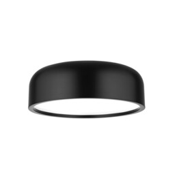 Perleto 2 Light Cylindrical Ceiling Light Black Metal, LED E27