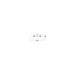 Perleto 2 Light Cylindrical Ceiling Light Black Metal, LED E27 - thumbnail 5