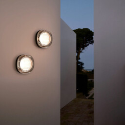 Nyara Outdoor Modern Wall Lamp Champagne-Sandy Black Base LED 3000K IP65 Dimmable - thumbnail 2