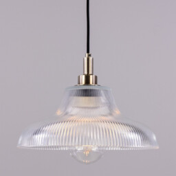 Aquarius Outdoor 30cm Pendant Light, Antique Silver, Clear Glass, IP65 - thumbnail 1