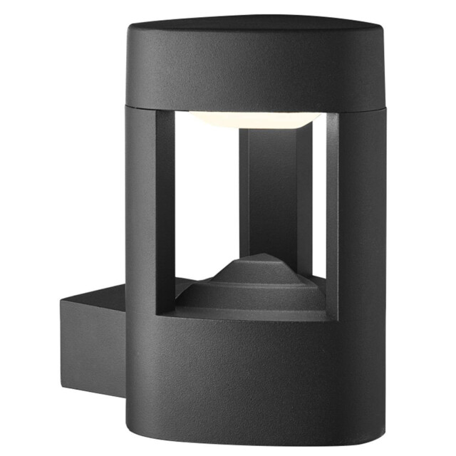 Michigan LED Outdoor Aluminium Wall Light Grey IP54 - image 1