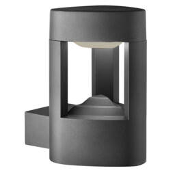 Michigan LED Outdoor Aluminium Wall Light Grey IP54 - thumbnail 2