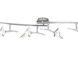 Flavia Linear Spot Light 4 Light G9 With Adjustable Heads, Polished Chrome - thumbnail 3
