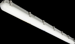 Knightsbridge 230V IP65 IK08 6ft Selectable 30W/60W CCT Adjustable Microwave Non-Corrosive - TORCWM6 - thumbnail 1