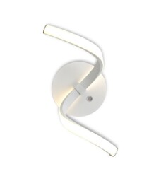 Nur Touch Dimmer Wall Lamp 10W LED 3000K, 850lm, White, Frosted Acrylic - thumbnail 1