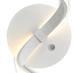 Nur Touch Dimmer Wall Lamp 10W LED 3000K, 850lm, White, Frosted Acrylic - thumbnail 3