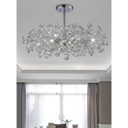 Savanna Floor Lamp 3 Light G9 Polished Chrome/Crystal, NOT LED/CFL Compatible - thumbnail 3