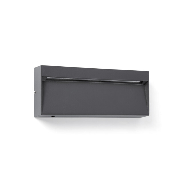 Dune Rectangle LED Outdoor Flush Wall Lamp Dark Grey IP65 CCT 2200-4000K - image 1