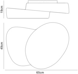 Ufo Ceiling 4 Light E27 Outdoor IP44, Matt White, Opal White - thumbnail 2