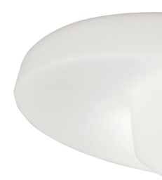 Ufo Ceiling 4 Light E27 Outdoor IP44, Matt White, Opal White - thumbnail 3