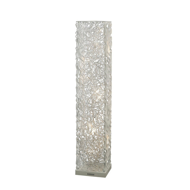 (DH) Essen Floor Lamp 12 Light G4 White/Silver, NOT LED/CFL Compatible - image 1