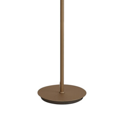 Nora Floor Lamp, 1 Light E27, Gold/White/Clear Glass With Frosted Inner - thumbnail 3