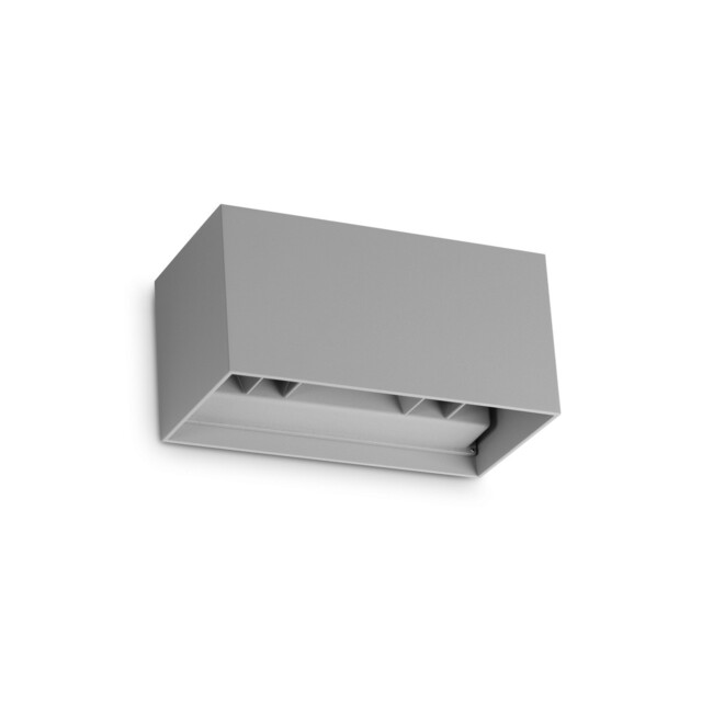 Atom 20cm Outdoor Up Down Wall Lamp Grey 4x LED 2400lm 4000K IP54 - image 1