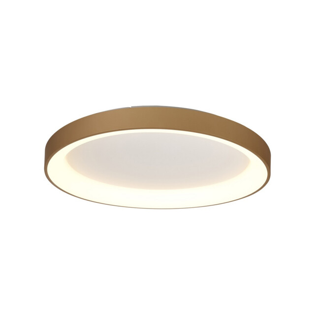 Niseko II Ring Ceiling 78cm 58W LED, 2700K-5000K Tuneable, 4700lm, Remote Control, Gold, 3yrs Warranty - image 1