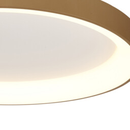 Niseko II Ring Ceiling 78cm 58W LED, 2700K-5000K Tuneable, 4700lm, Remote Control, Gold, 3yrs Warranty - thumbnail 5