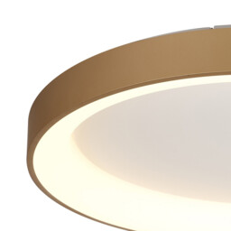 Niseko II Ring Ceiling 78cm 58W LED, 2700K-5000K Tuneable, 4700lm, Remote Control, Gold, 3yrs Warranty - thumbnail 3
