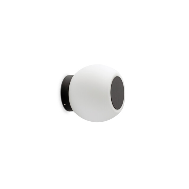 Moy Bathroom Wall Lamp Matt Black IP44 3000K - image 1