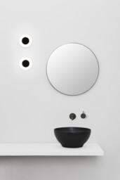Moy Bathroom Wall Lamp Matt Black IP44 3000K - thumbnail 2