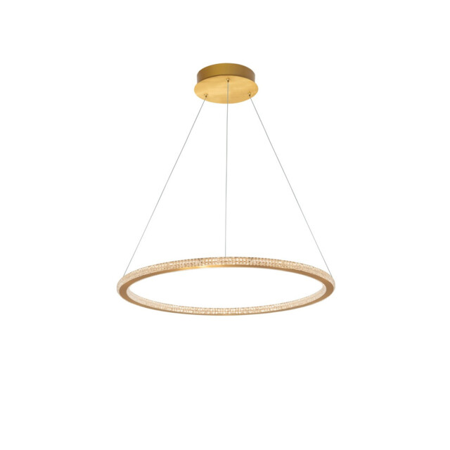 Cilion Integrated LED Pendant Ceiling Light Brass Gold Aluminium LED 48W 3264Lm 2935K - image 1
