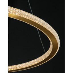 Cilion Integrated LED Pendant Ceiling Light Brass Gold Aluminium LED 48W 3264Lm 2935K - thumbnail 2