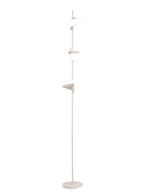 Tsunami 3 Light Floor Lamp, 36W LED, 3000K, 2700lm, Sand White - image 1