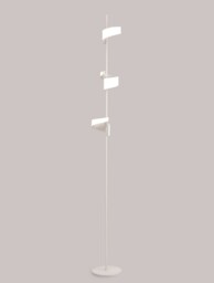 Tsunami 3 Light Floor Lamp, 36W LED, 3000K, 2700lm, Sand White - thumbnail 3