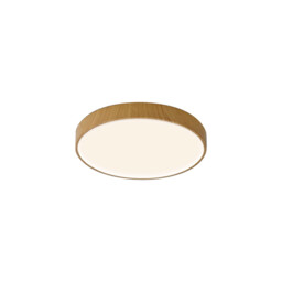 Cumbuco II Ceiling 38cm, 30W LED, 2700/3300/4000K, On Board CCT, 2200lm, Wood, 3yrs Warranty - thumbnail 1