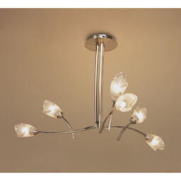 Pietra Pendant 3 Arm 6 Light G9, Antique Brass - thumbnail 2