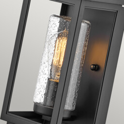 Hinkley Atwater Outdoor Wall Lantern Black, IP44 - thumbnail 3