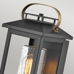 Hinkley Atwater Outdoor Wall Lantern Black, IP44 - thumbnail 2