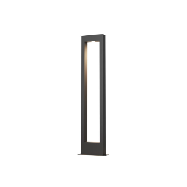 Bonn 100cm Outdoor Bollard Graphite 3000K 550lm IP65 - image 1