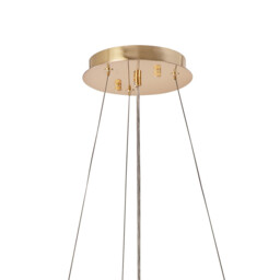Maddison Pendant Round 8 Light G9 French Gold/Crystal - thumbnail 5