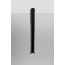 Lagos Surface Mounted Downlight, Black, 60cm - thumbnail 2