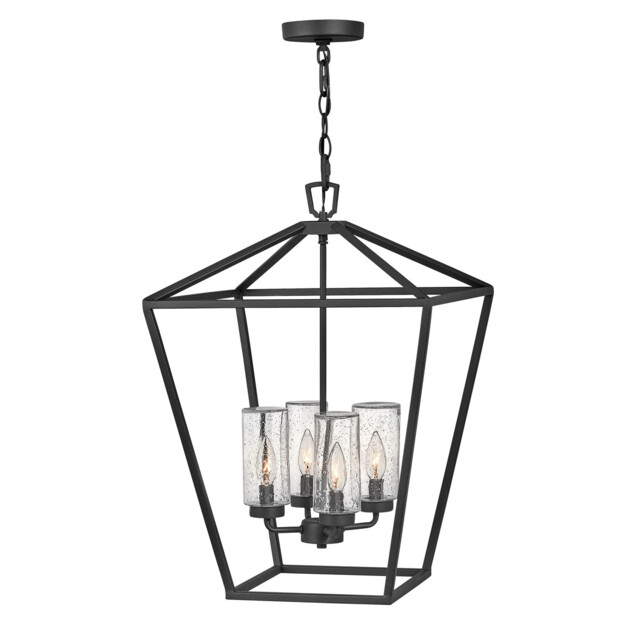 Hinkley Alford Place Outdoor Pendant Ceiling Light Museum Black, IP44 - image 1