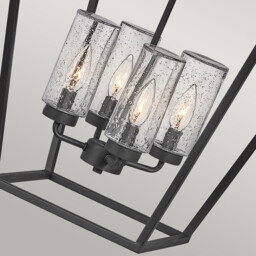 Hinkley Alford Place Outdoor Pendant Ceiling Light Museum Black, IP44 - thumbnail 5